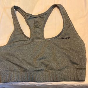 Reebok sports bra. Size medium. Gray